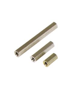 SEPARADOR HEXAGONAL DE METAL 30mm M3 HEMBRA / HEMBRA